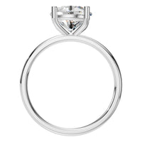 RI-1979 White Gold Ring SET - Top View