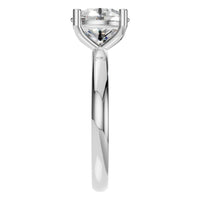 RI-1979 White Gold Ring SET - Side View