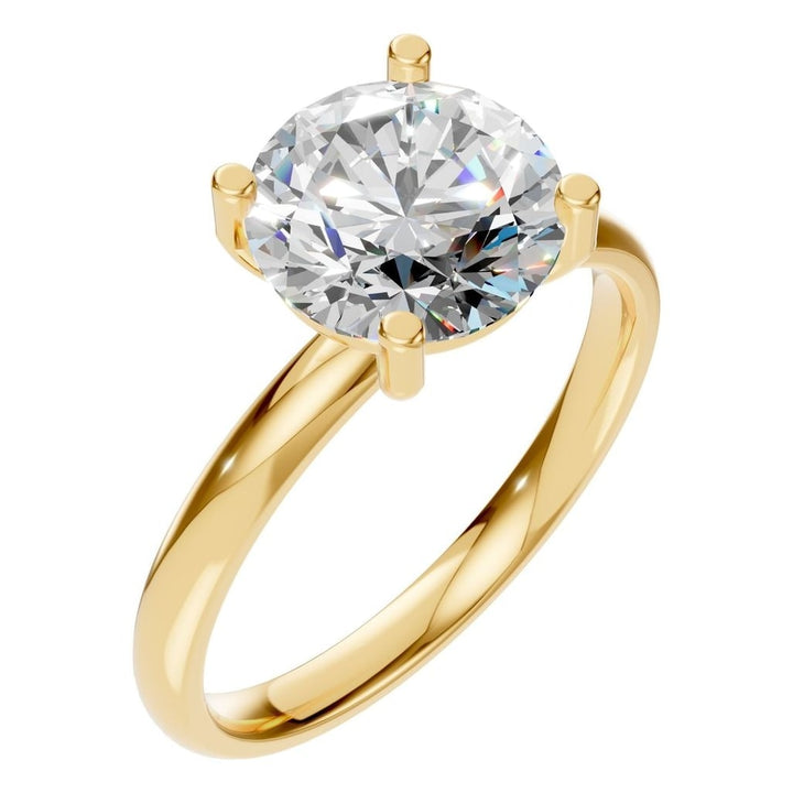 Solitaire Ring Mounting - Round 8mm