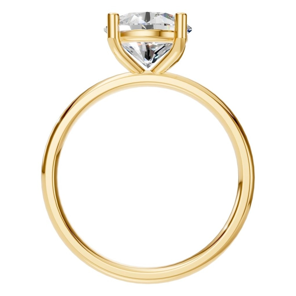 RI-1979 Yellow Gold Ring SET - Top View