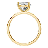 RI-1979 Yellow Gold Ring SET - Top View