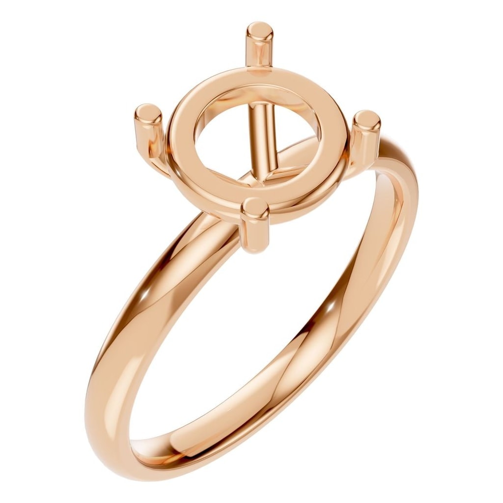 RI-1979 Rose Gold Ring UNSET - Main View