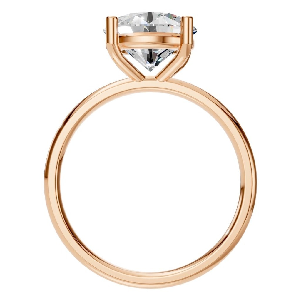 RI-1979 Rose Gold Ring SET - Top View