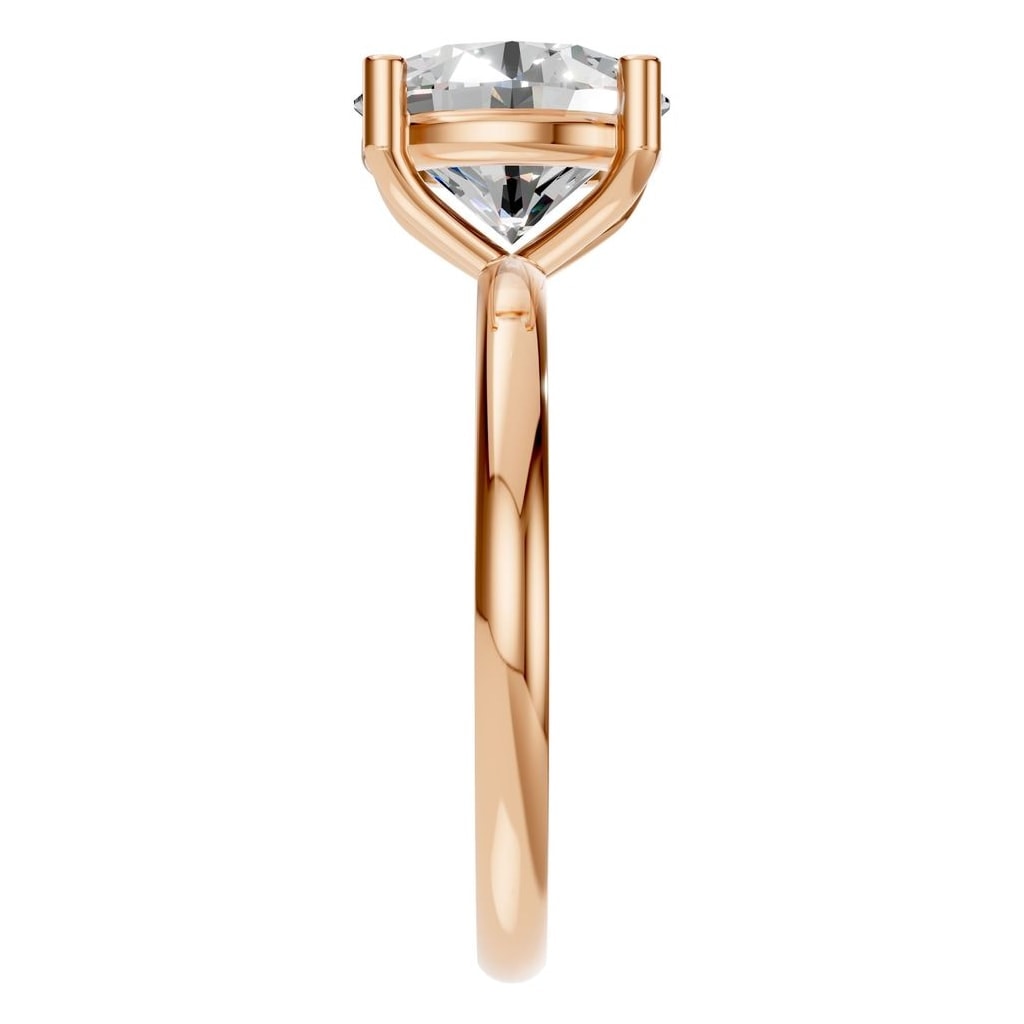 RI-1979 Rose Gold Ring SET - Side View