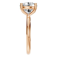 RI-1979 Rose Gold Ring SET - Side View