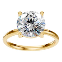 RI-1979 Yellow Gold Ring SET - Front View