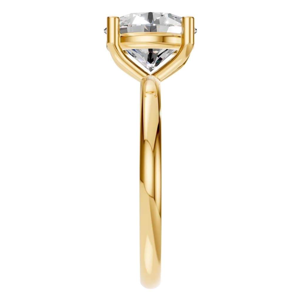 RI-1979 Yellow Gold Ring SET - Side View