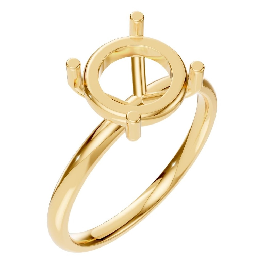 RI-1979 Yellow Gold Ring UNSET - Main View