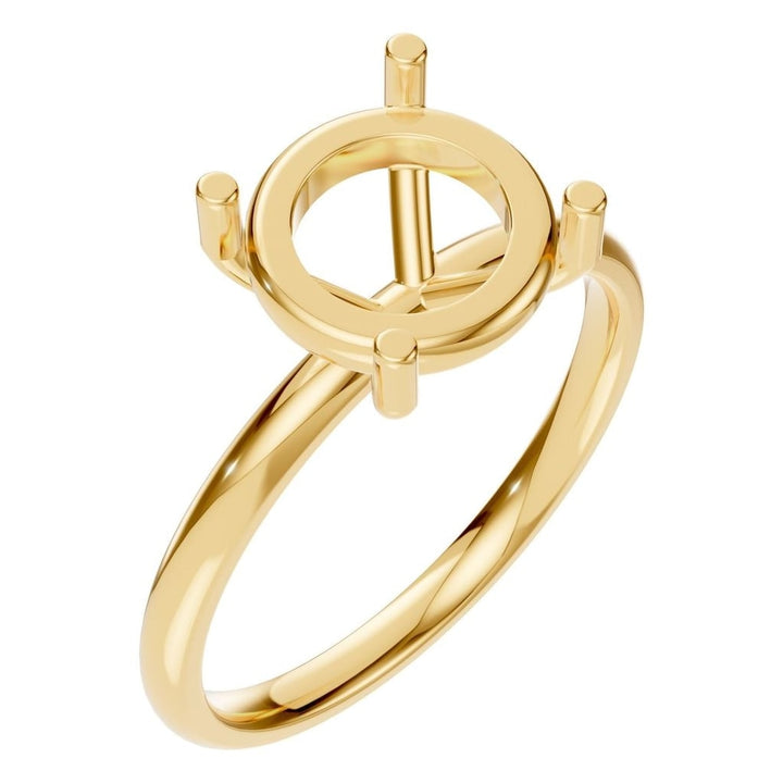 Solitaire Ring Mounting - Round 8.7mm