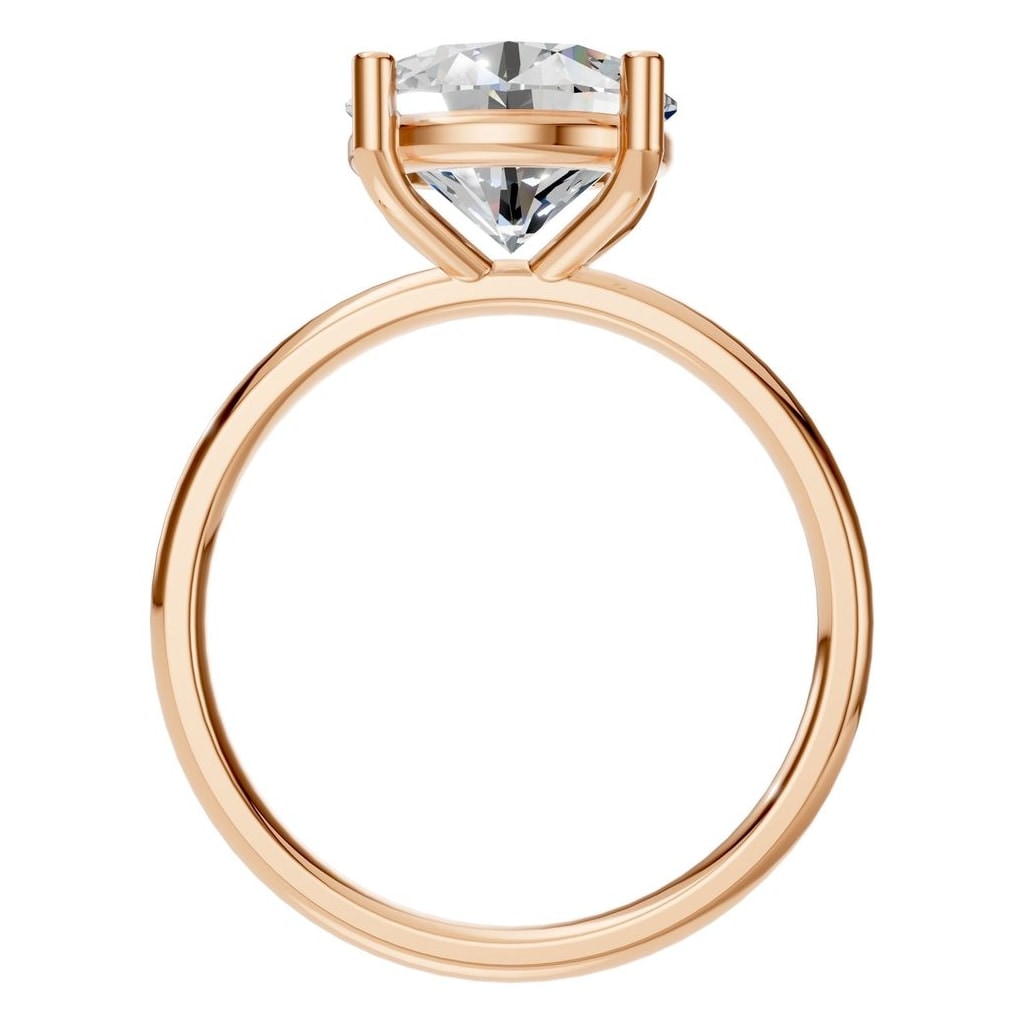 RI-1979 Rose Gold Ring SET - Top View