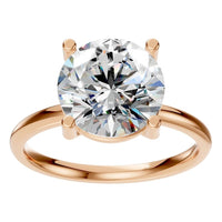 RI-1979 Rose Gold Ring SET - Front View