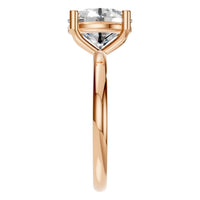 RI-1979 Rose Gold Ring SET - Side View