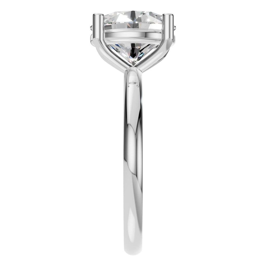 RI-1979 White Gold Ring SET - Side View