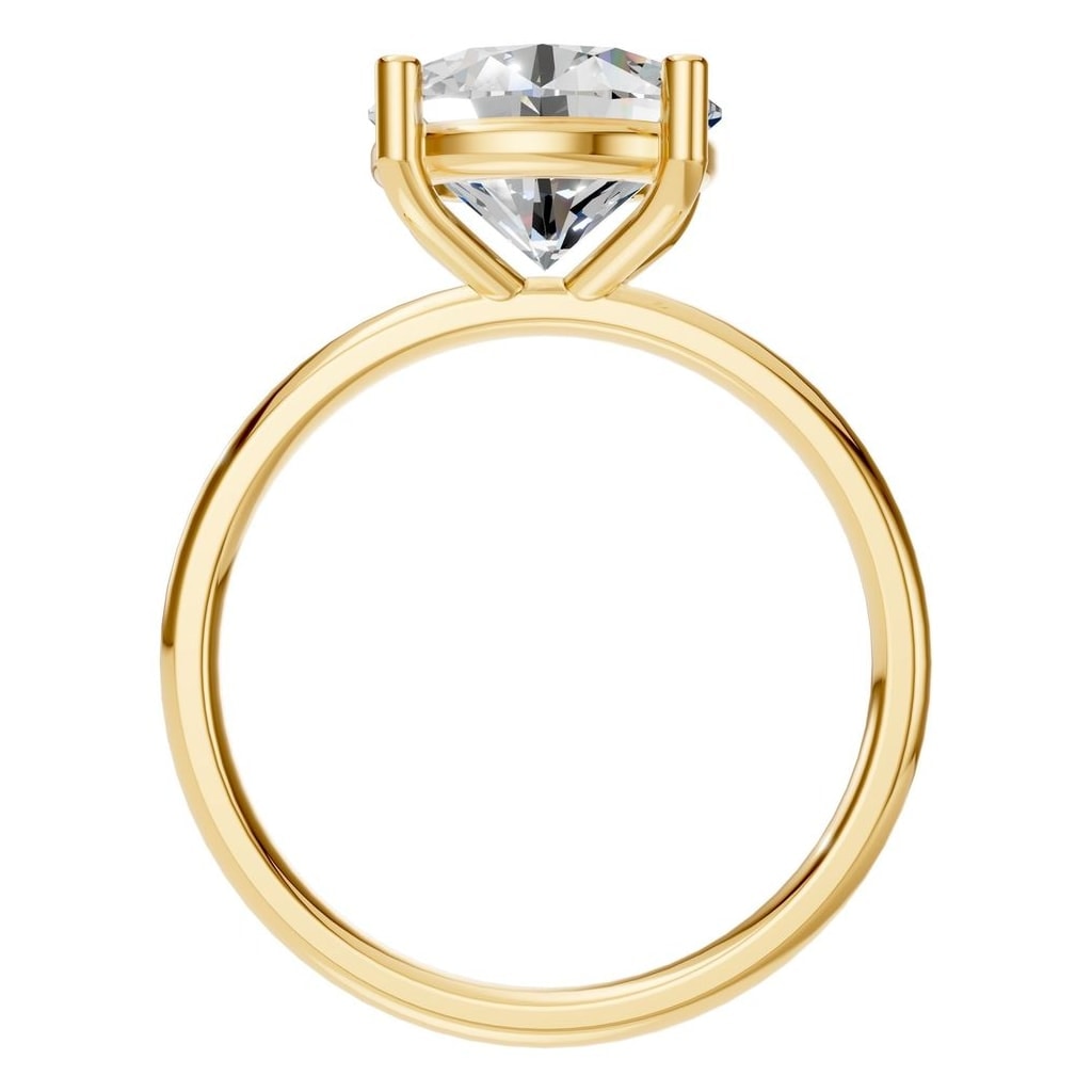 RI-1979 Yellow Gold Ring SET - Top View