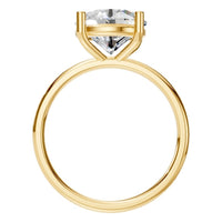 RI-1979 Yellow Gold Ring SET - Top View
