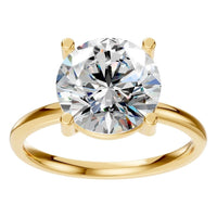 RI-1979 Yellow Gold Ring SET - Front View