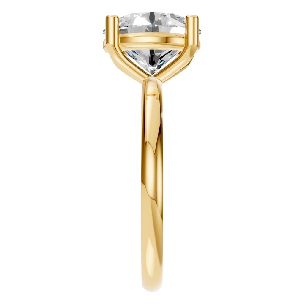 RI-1979 Yellow Gold Ring SET - Side View