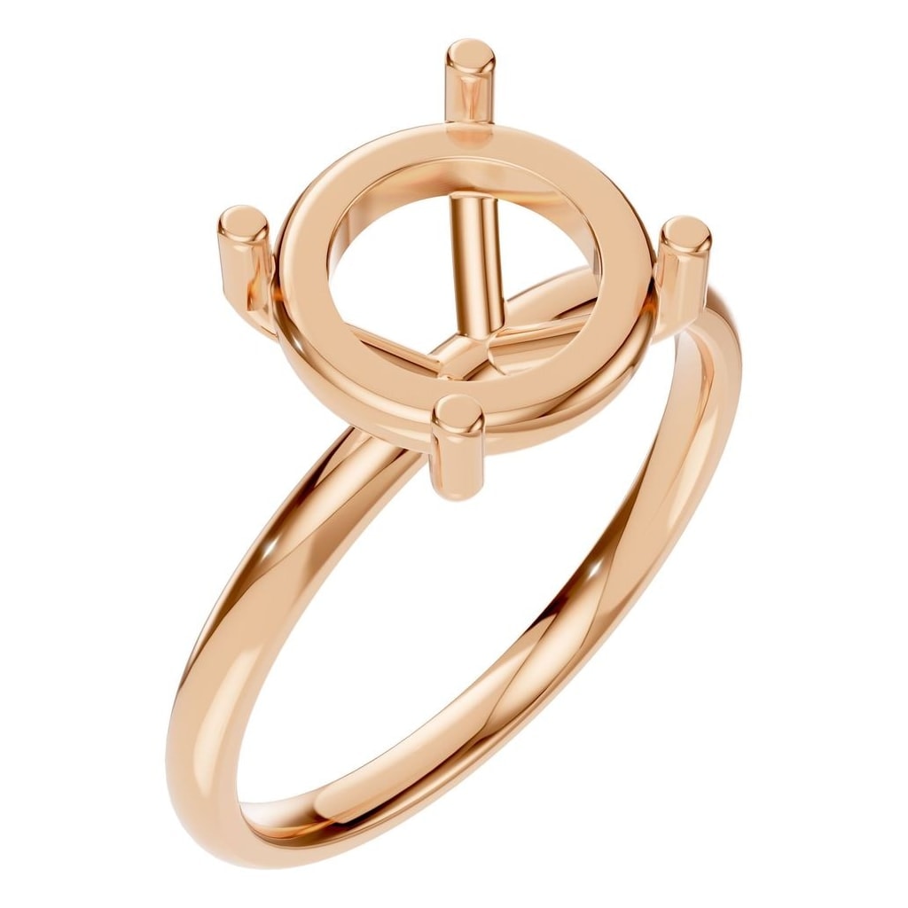 RI-1979 Rose Gold Ring UNSET - Main View