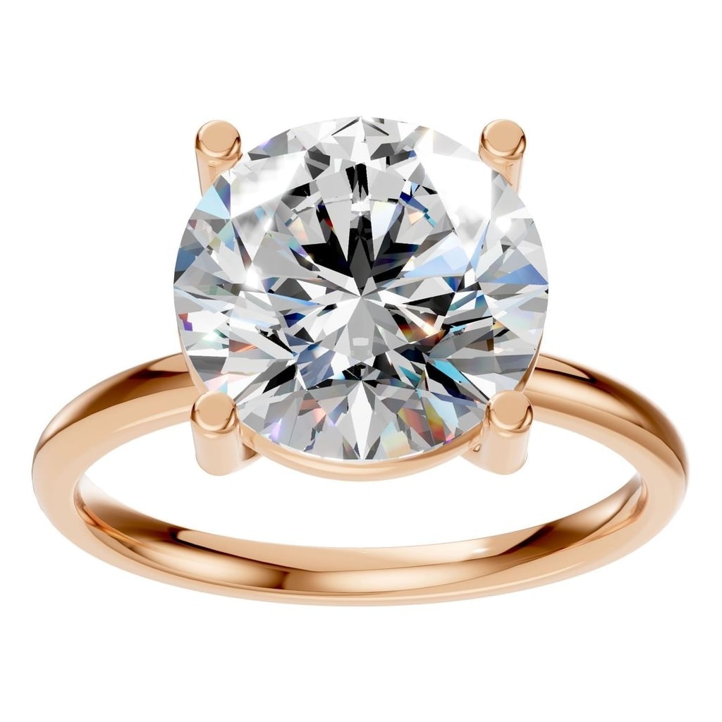 RI-1979 Rose Gold Ring SET - Front View