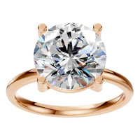 RI-1979 Rose Gold Ring SET - Front View