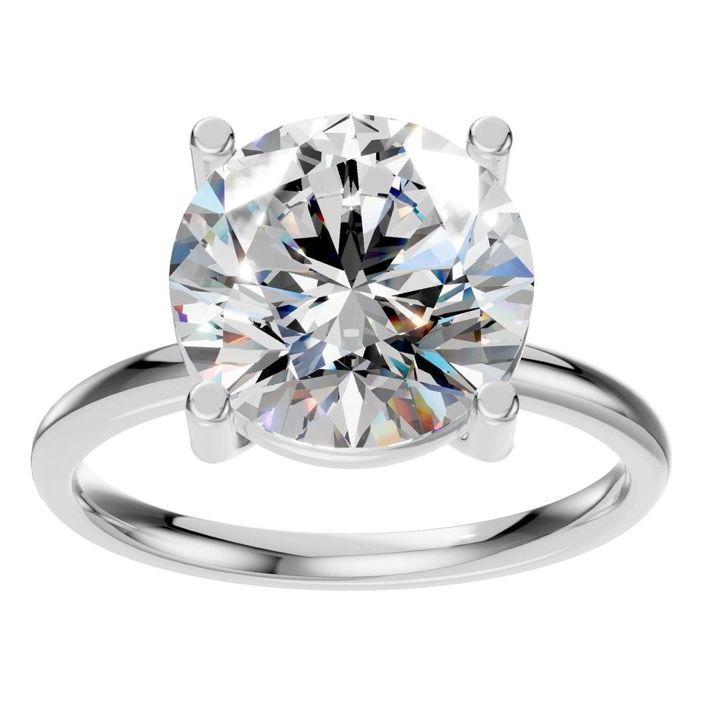 RI-1979 White Gold Ring SET - Front View