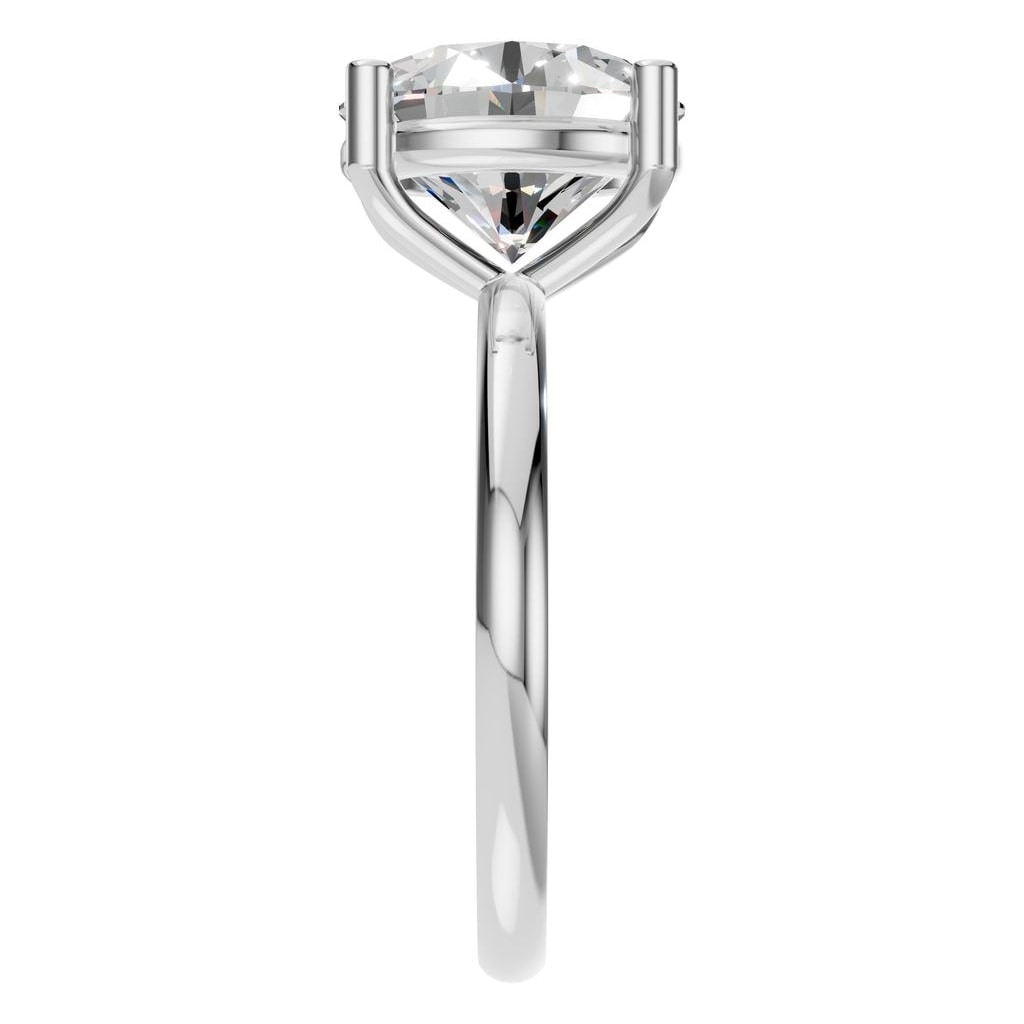 RI-1979 White Gold Ring SET - Side View