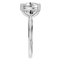 RI-1979 White Gold Ring SET - Side View