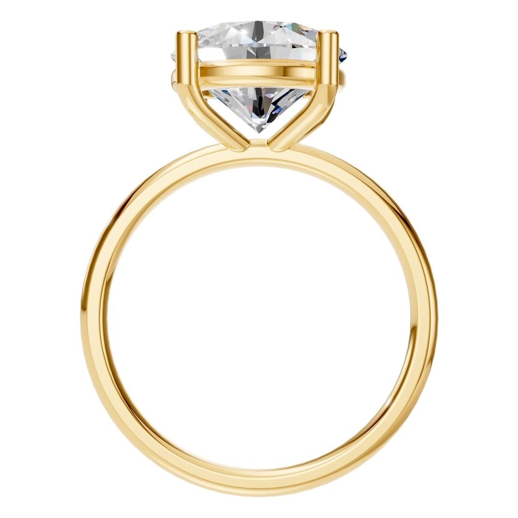 RI-1979 Yellow Gold Ring SET - Top View