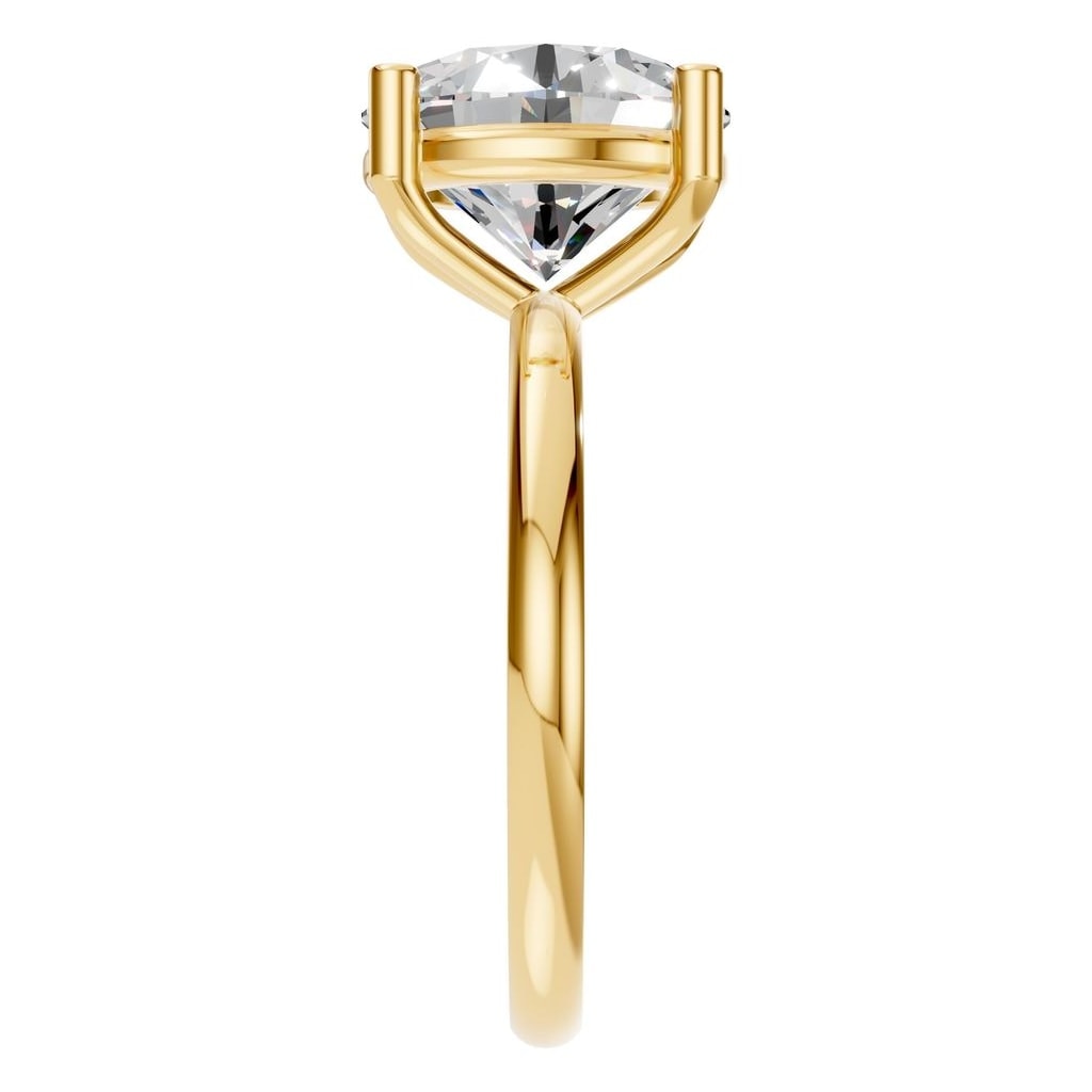 RI-1979 Yellow Gold Ring SET - Side View