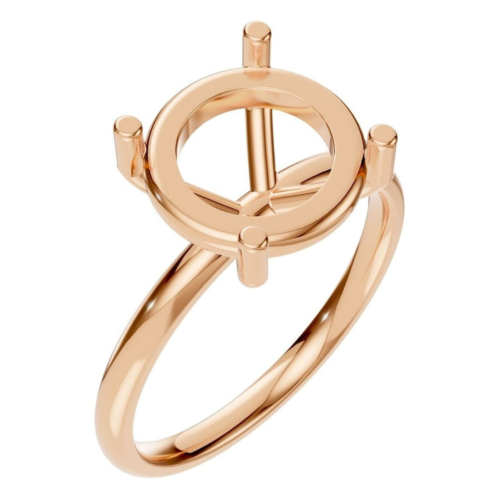 Solitaire Ring Mounting - Round 9.7mm