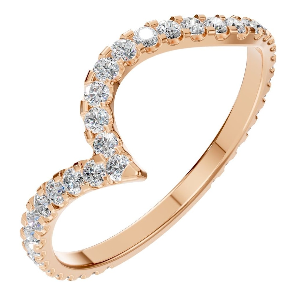 RI-2055 Rose Gold Ring SET - Main View