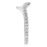 RI-2055 White Gold Ring SET - Side View