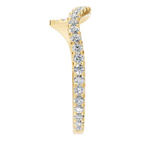 RI-2055 Yellow Gold Ring SET - Side View