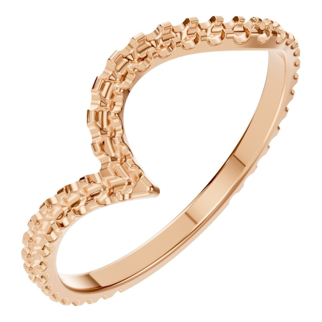 RI-2055 Rose Gold Ring UNSET - Main View
