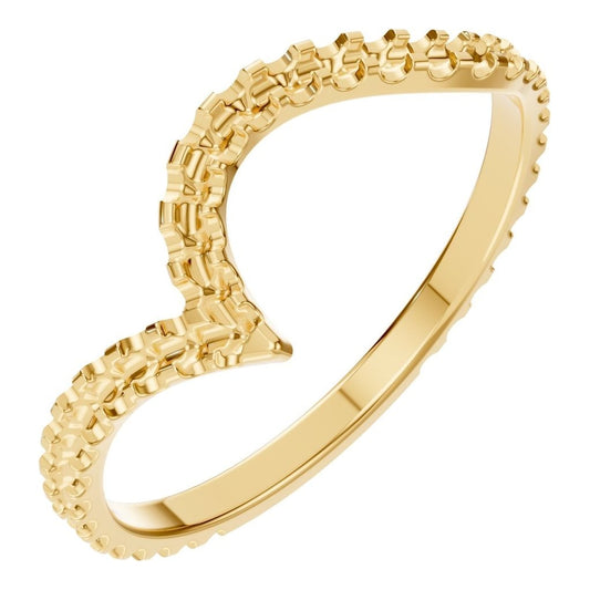 RI-2055 Yellow Gold Ring UNSET - Main View