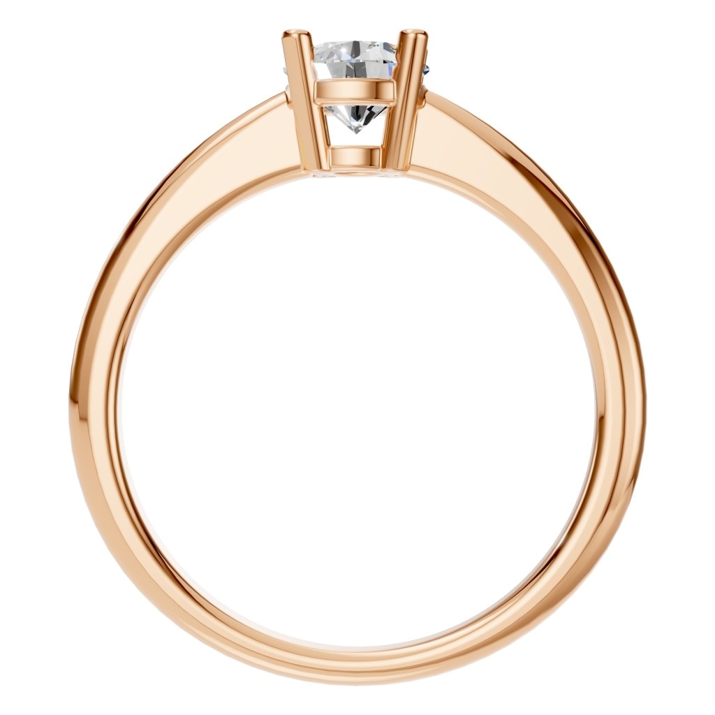 RI-2234 Rose Gold Ring SET - Top View