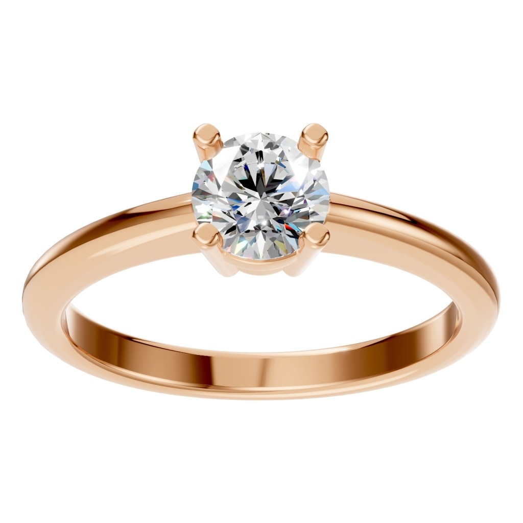 RI-2234 Rose Gold Ring SET - Front View