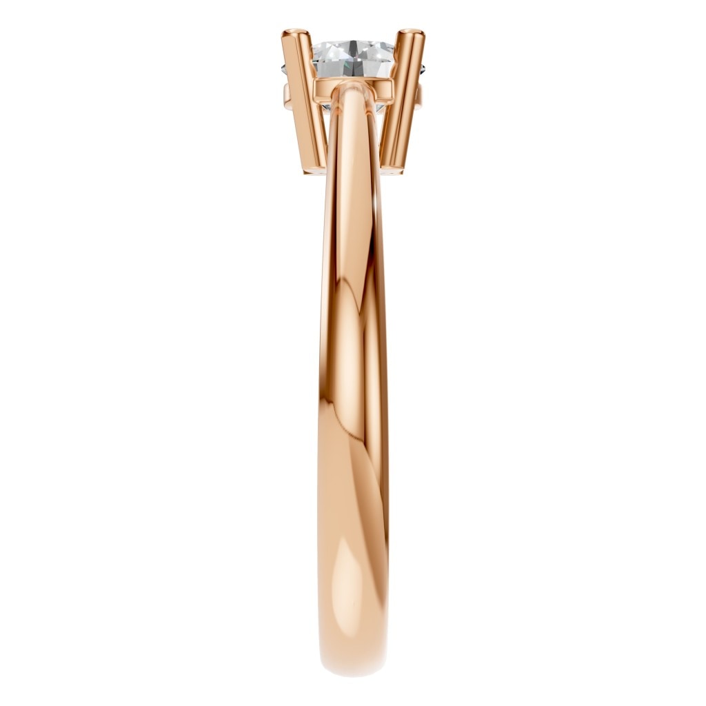 RI-2234 Rose Gold Ring SET - Side View