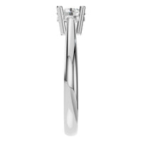 RI-2234 White Gold Ring SET - Side View