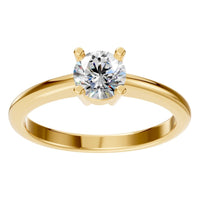 RI-2234 Yellow Gold Ring SET - Front View
