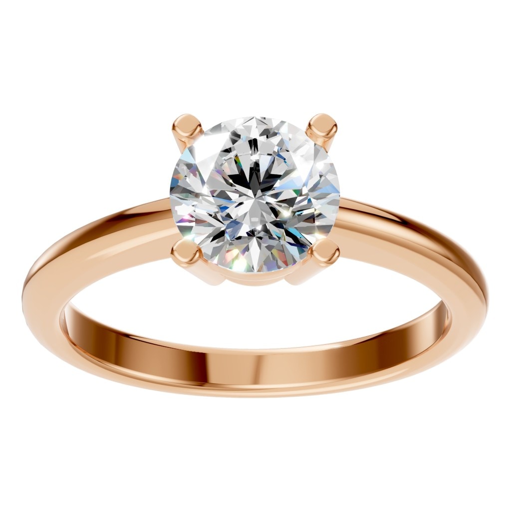 RI-2234 Rose Gold Ring SET - Front View