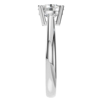 RI-2234 White Gold Ring SET - Side View