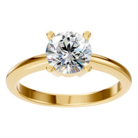 RI-2234 Yellow Gold Ring SET - Front View