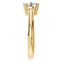 RI-2234 Yellow Gold Ring SET - Side View