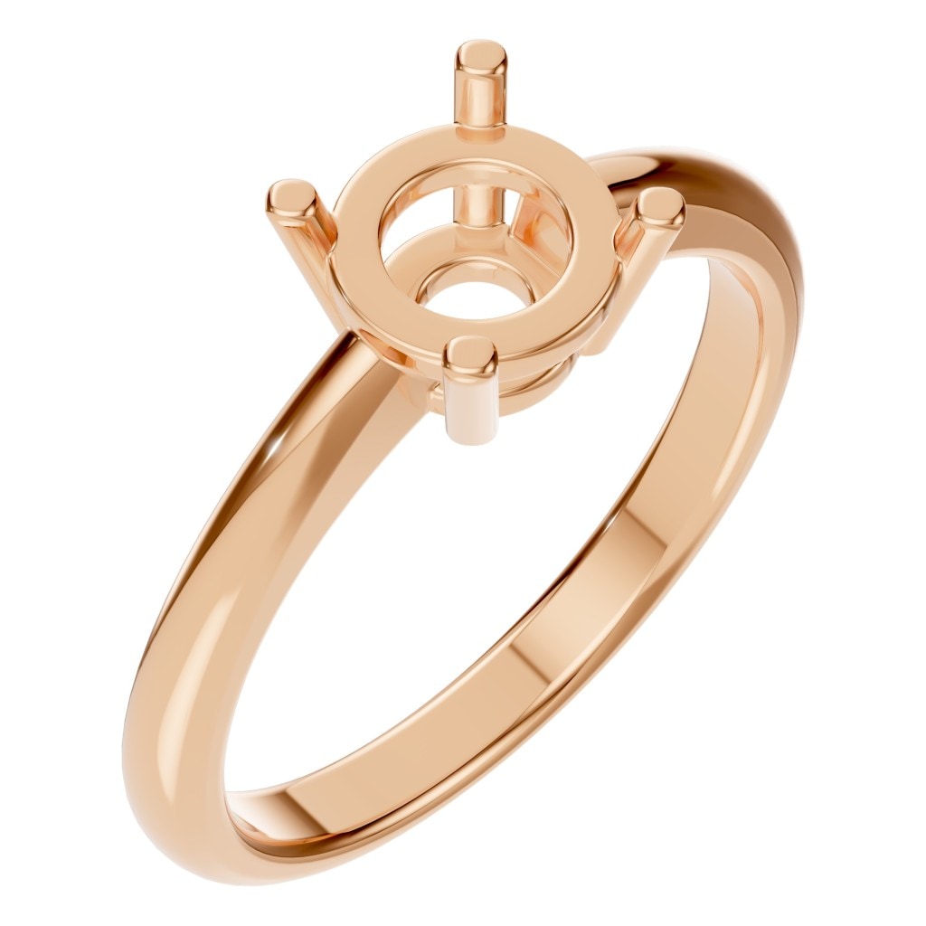 RI-2234 Rose Gold Ring UNSET - Main View