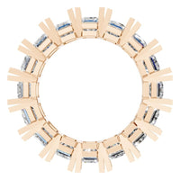 RI-2284 Rose Gold Ring SET - Top View