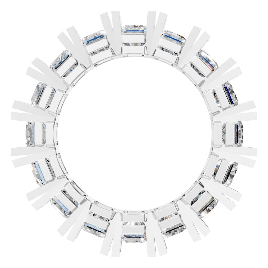 RI-2284 White Gold Ring SET - Top View