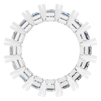 RI-2284 White Gold Ring SET - Top View