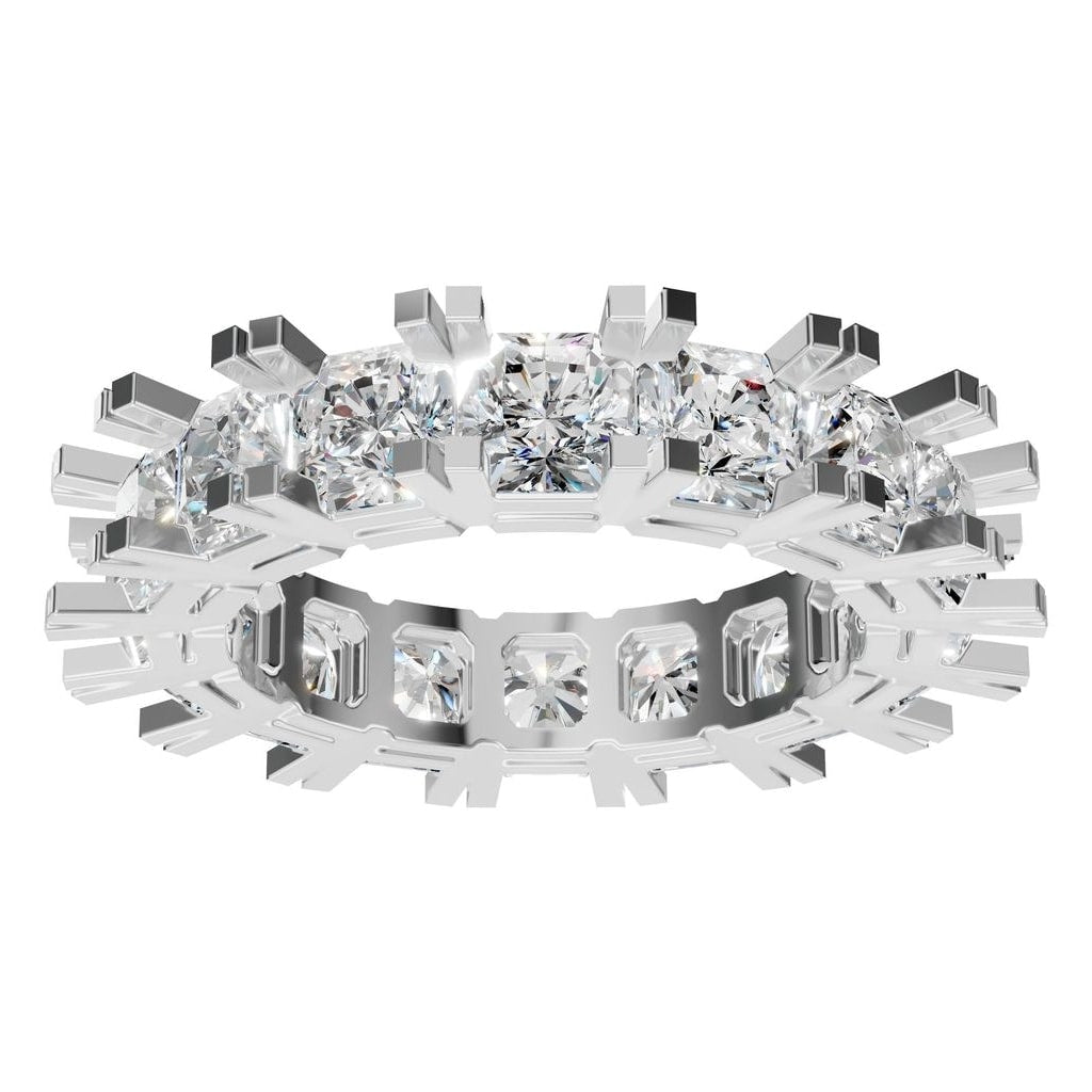 RI-2284 White Gold Ring SET - Front View