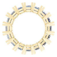 RI-2284 Yellow Gold Ring SET - Top View